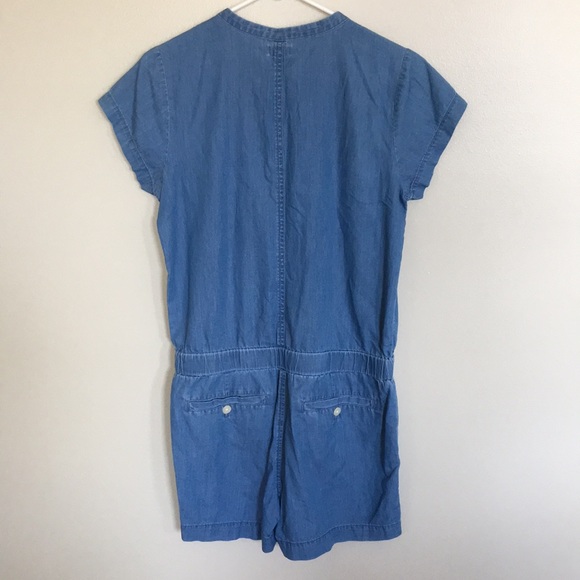J. Crew Chambray Romper - Picture 2 of 4